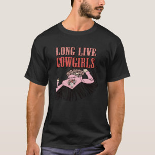 Camiseta Crânio de Touro Leopardo Cowgirl Rodeio Garota Mãe