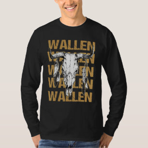 Camiseta Crânio de Touro Vintage Morgans Cumprimento Fora d