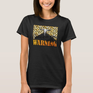 Camiseta Crânio de Vaca Leopardo Devia Ter Vindo Com Um Avi