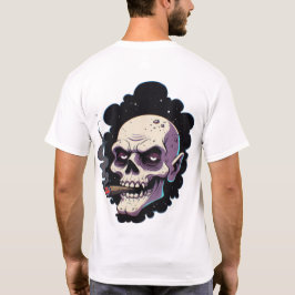 Camiseta Crânio de Vampiro Arrepiador