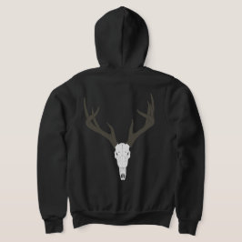 Camiseta Crânio de Veado Branco Personalizável