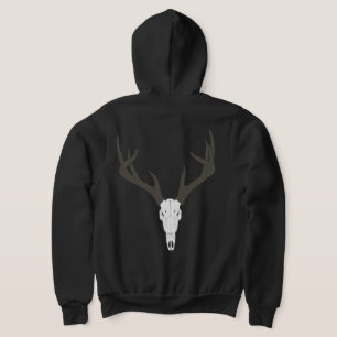 Camiseta Crânio de Veado Branco Personalizável