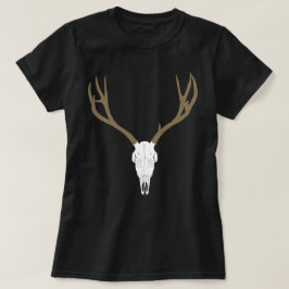 Camiseta Crânio de Veado Mula Personalizável