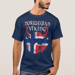 Camiseta Crânio de Viking Norueguês