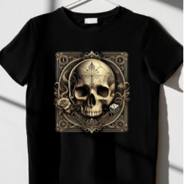 Camiseta crânio de vintage 2.0