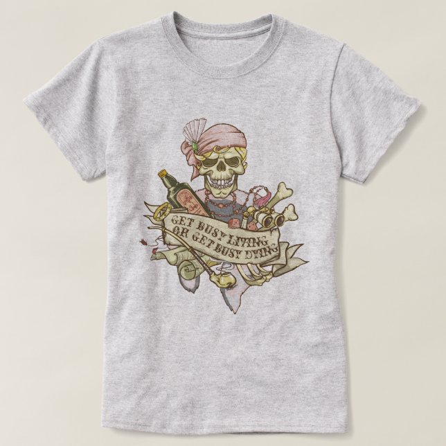 Camiseta Crânio de Vintagem Personalizável (Frente do Design)