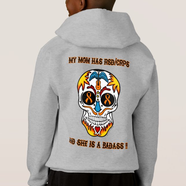 Camiseta Crânio do açúcar/Awareness...RSD/CRPS (Verso)