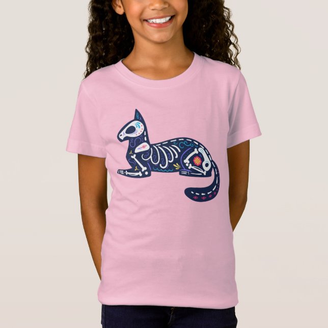 Camiseta Crânio do Açúcar Calavera Cat II (Frente)