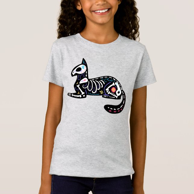 Camiseta Crânio do Açúcar Calavera Cat II (Frente)