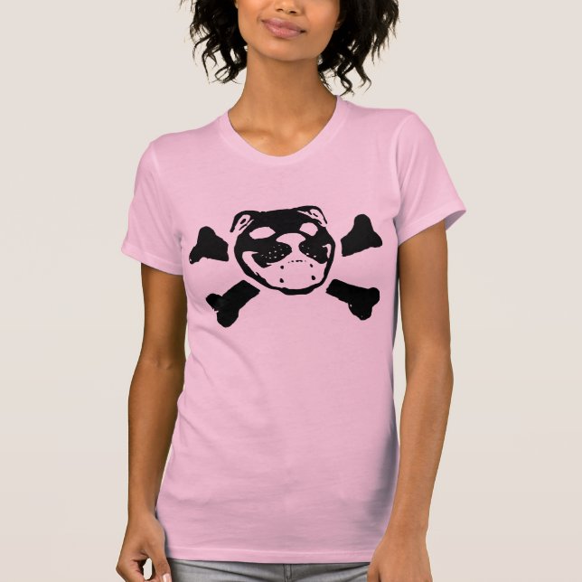 Camiseta Crânio do buldogue (Frente)