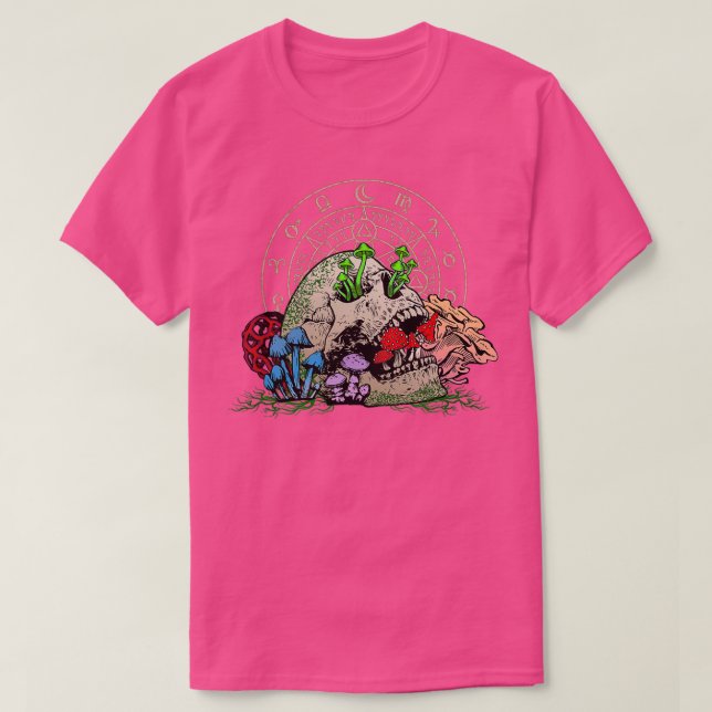 Camiseta Crânio do Cogumelo (Frente do Design)