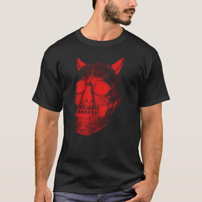 Camiseta Crânio do demónio (Frente)