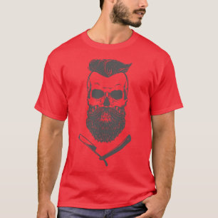 Camiseta Crânio do hipster