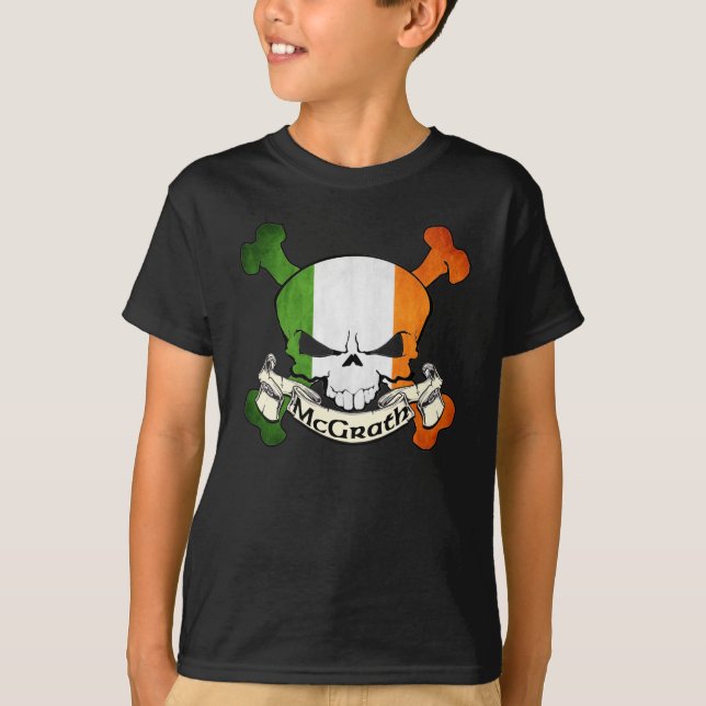 Camiseta Crânio do irlandês de McGrath (Frente)