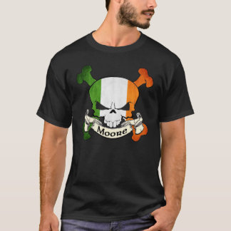 Camiseta Crânio do irlandês de Moore