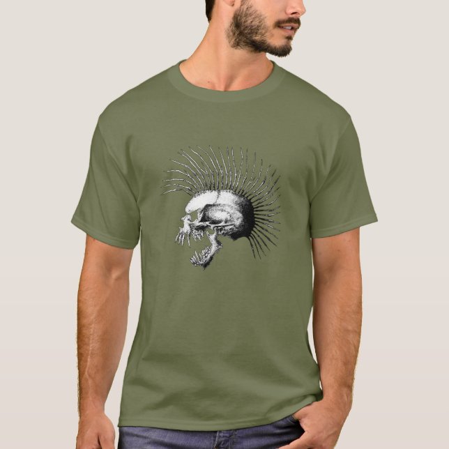 Camiseta Crânio do Mohawk (Frente)