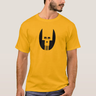 Camiseta Crânio do robô (olhar)