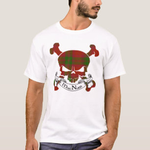 Camiseta Crânio do Tartan de MacNab