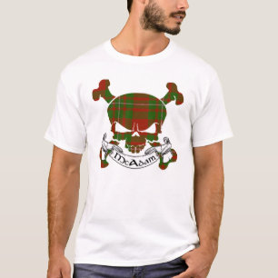 Camiseta Crânio do Tartan de McAdam