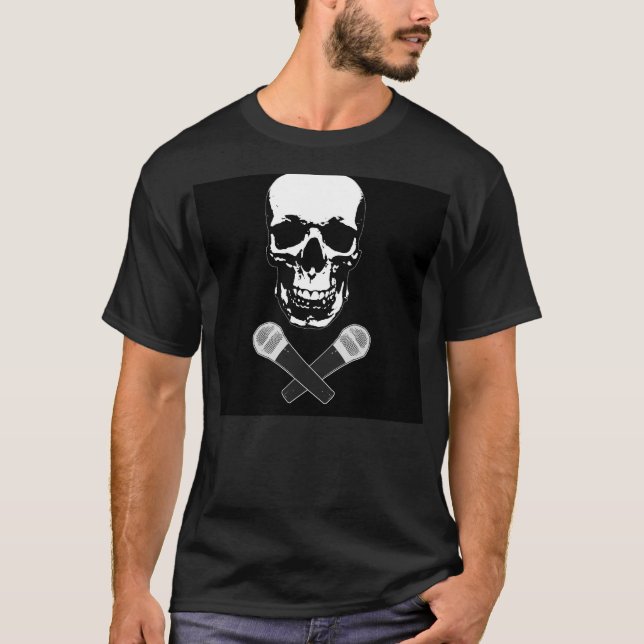 Camiseta Crânio e mics dois (Frente)