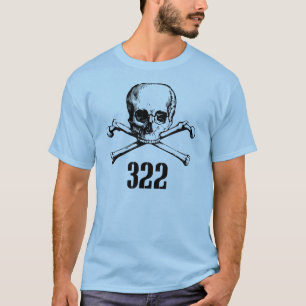 Camiseta Crânio e ossos 322