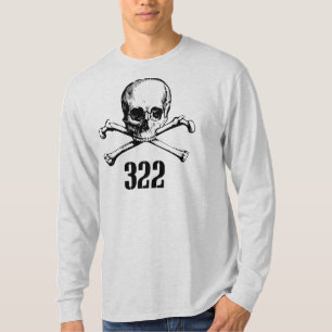 Camiseta Crânio e ossos 322