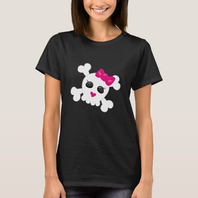 Camiseta Crânio e Ossos Cruzados (Frente)