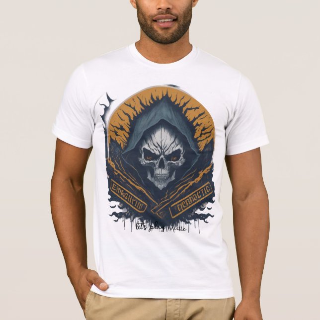 Camiseta Crânio elétrico (Frente)