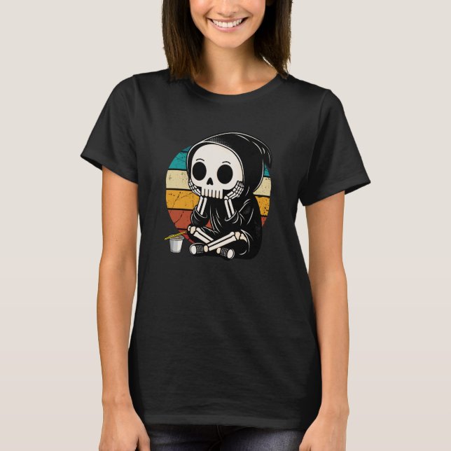 Camiseta crânio entediado (Frente)