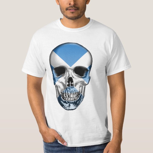 Camiseta Crânio escocês (Frente)