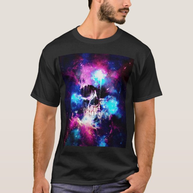 Camiseta Crânio Espacial (Frente)