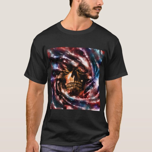 Camiseta Crânio Espacial II (Frente)