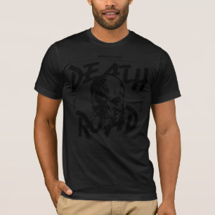 Camiseta Crânio Estrada da Morte Biker Tee Memen