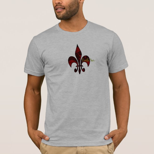 Camiseta Crânio-fleur-de-lis (Frente)