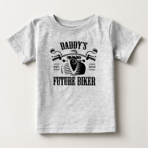 Camiseta Crânio futuro da motocicleta do motociclista do