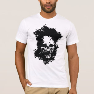 Camiseta crânio gráfico