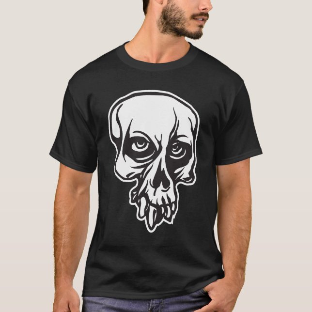 Camiseta Crânio grande (Frente)