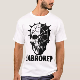 Camiseta Crânio Indomável Streetwear Gráfico Subterrâneo