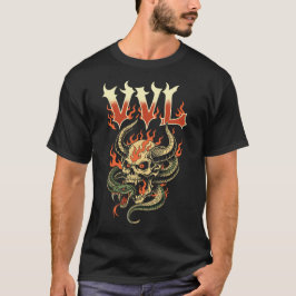 Camiseta Crânio Inferno VVL