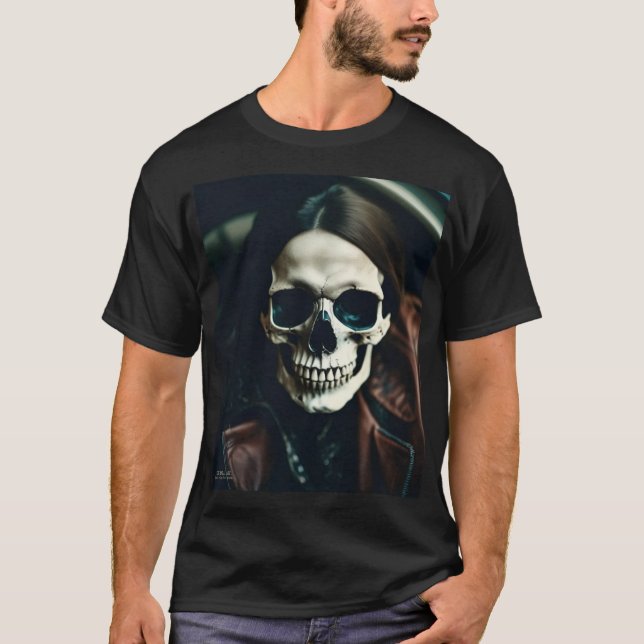 Camiseta Crânio 'Kev' LITE EXISTENCIAL (Frente)