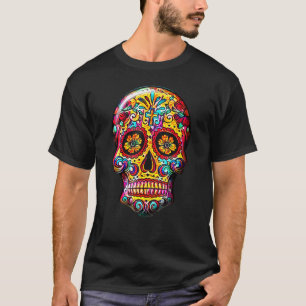 Camiseta Crânio Legal Calavera Dia Muertos Morto S