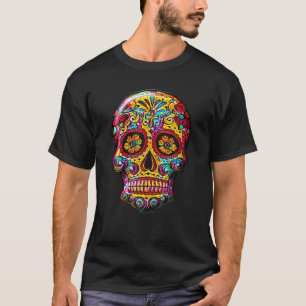 Camiseta Crânio Legal Calavera Dia Muertos Morto Sku