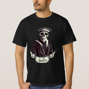 Camiseta Crânio marinheiro