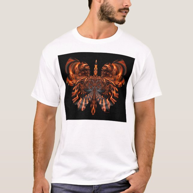 Camiseta crânio na borboleta #04 (Frente)