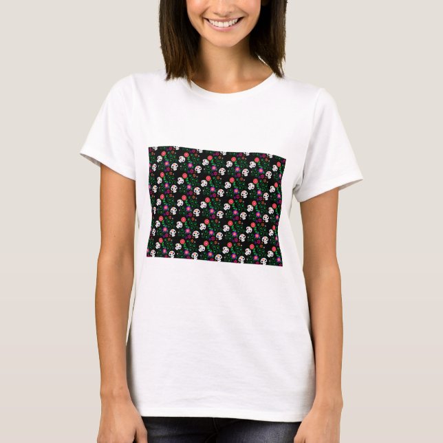 Camiseta crânio negro (Frente)