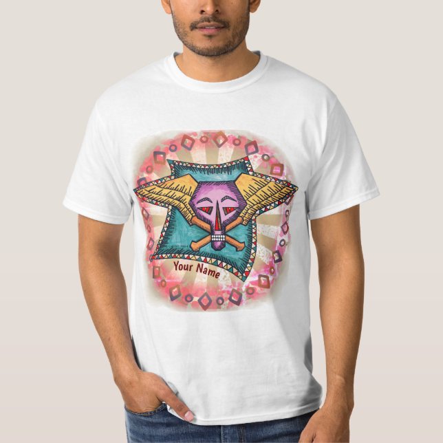 Camiseta Crânio Ossos Roxos (Frente)