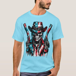 Camiseta Crânio Patriótico