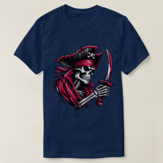 Camiseta Crânio Pirata com Cutlass