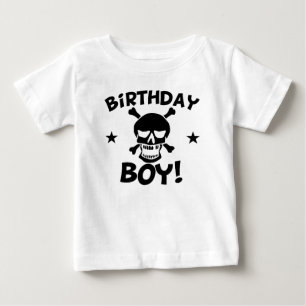 Camiseta Crânio Pirata de Birthday Boy