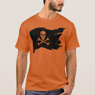 Camiseta Crânio Pirata Flag Golo Crossbones